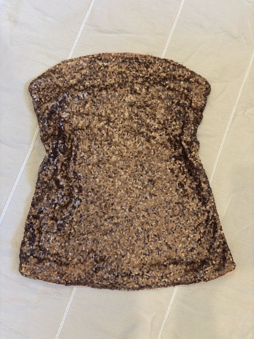 Express sequin Tube Top